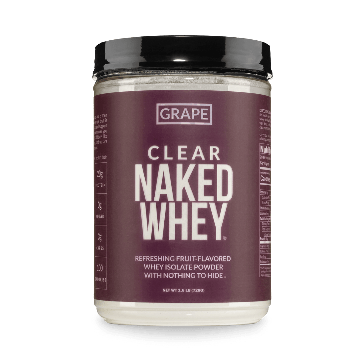 Grape Whey Protein Isolate | Clear Naked Whey