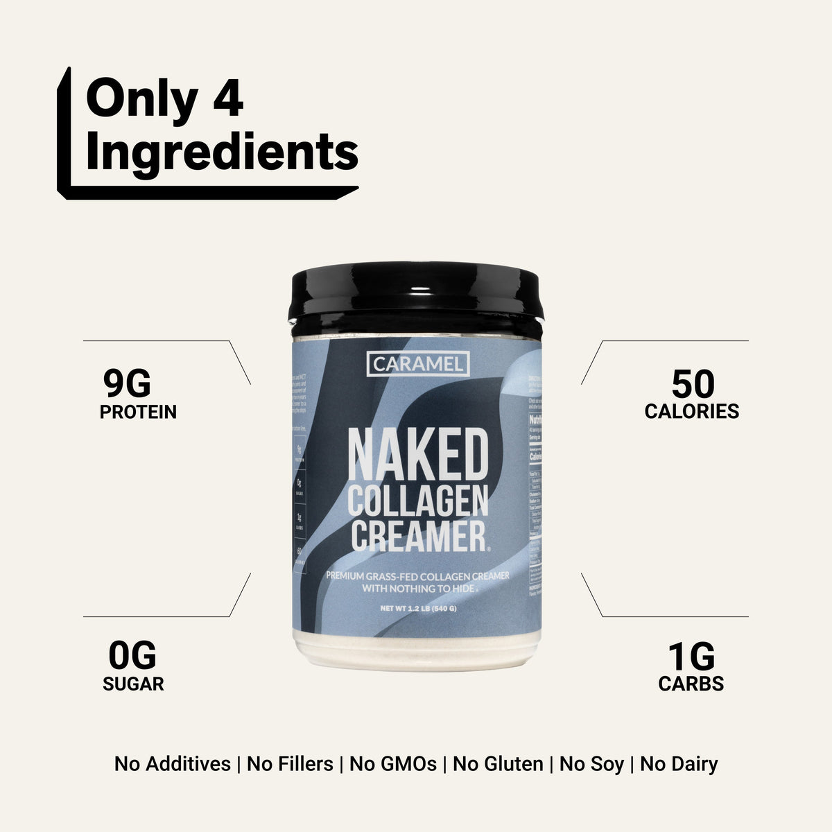 Caramel Coffee Creamer | Naked Collagen Creamer
