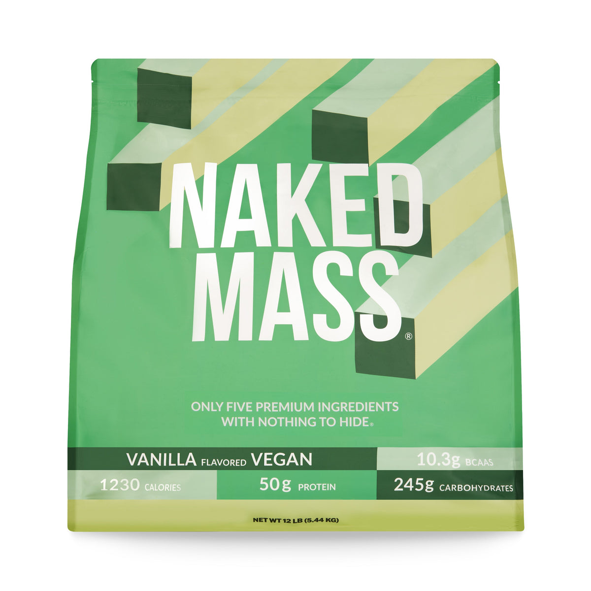 Vanilla Vegan Mass Gainer Protein Powder | No Additives
