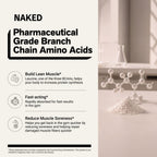 Strawberry Lemonade Branched Chain Amino Acids | Naked BCAAs - 34 Servings