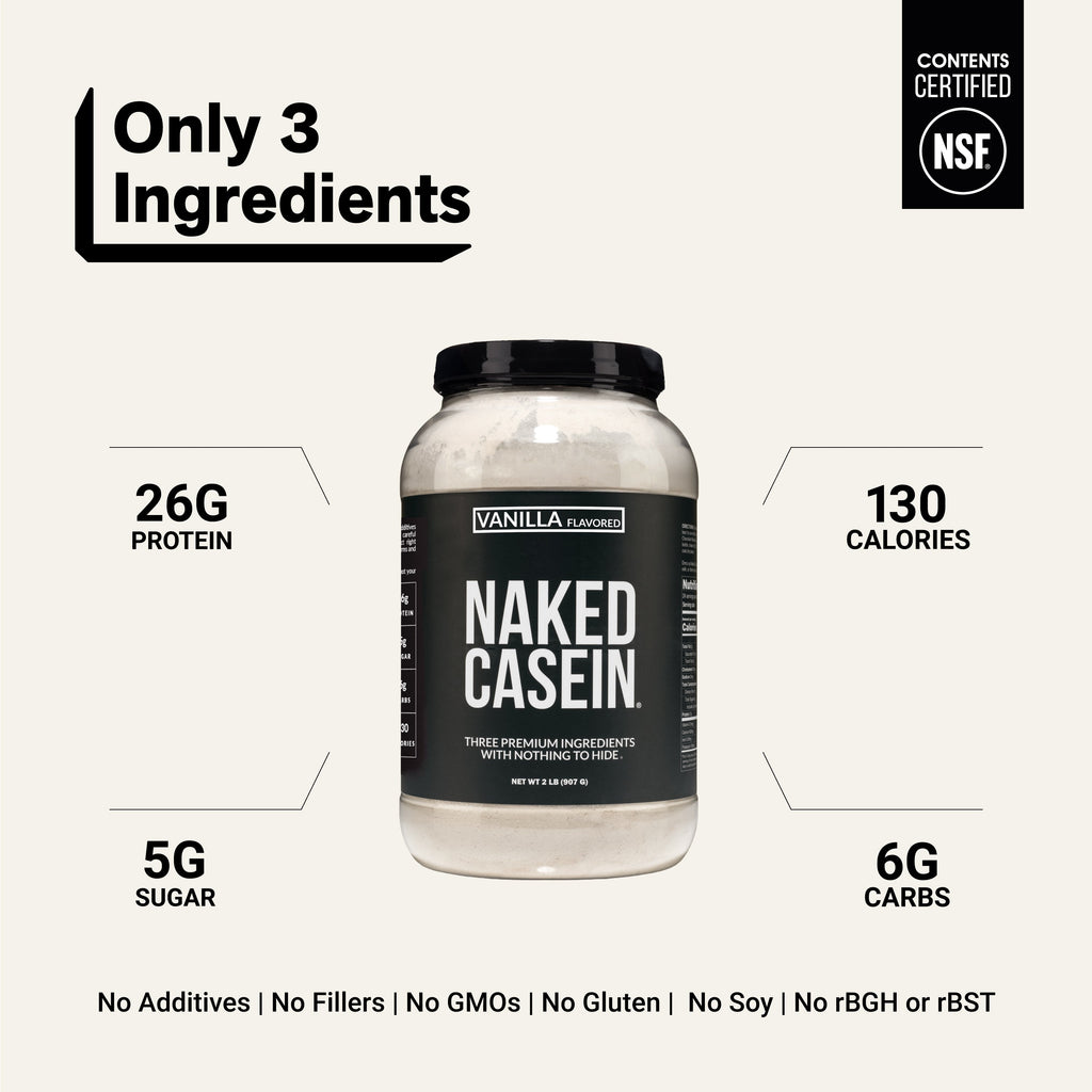 Vanilla Micellar Casein Protein Powder Supplement