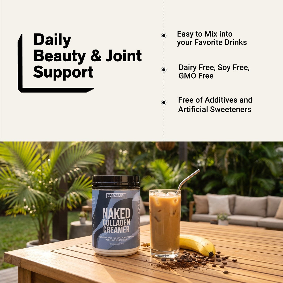 Caramel Coffee Creamer | Naked Collagen Creamer