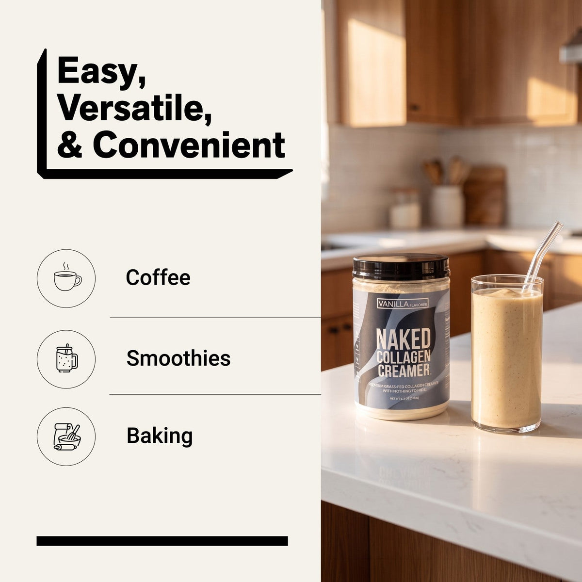 Vanilla Collagen Creamer | Naked Collagen Creamer