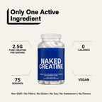 Creatine Capsules | Naked Creatine - 75 Servings