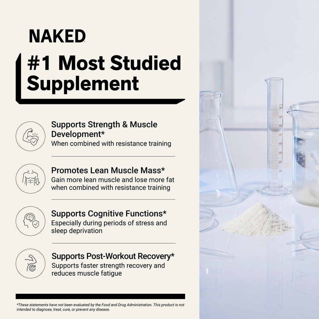 Creatine Capsules | Naked Creatine - 75 Servings