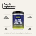 Lemon Lime Creatine Monohydrate Powder | Naked Creatine - 2.2LB