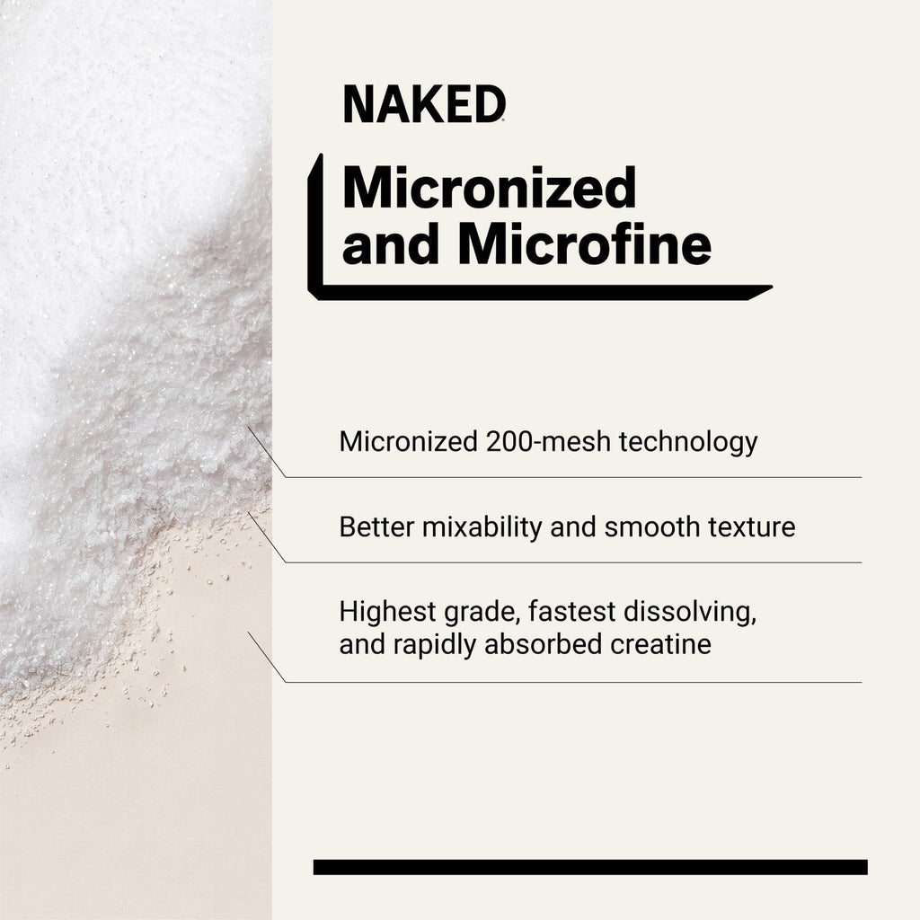 Lemon Lime Creatine Monohydrate Powder | Naked Creatine - 2.2LB