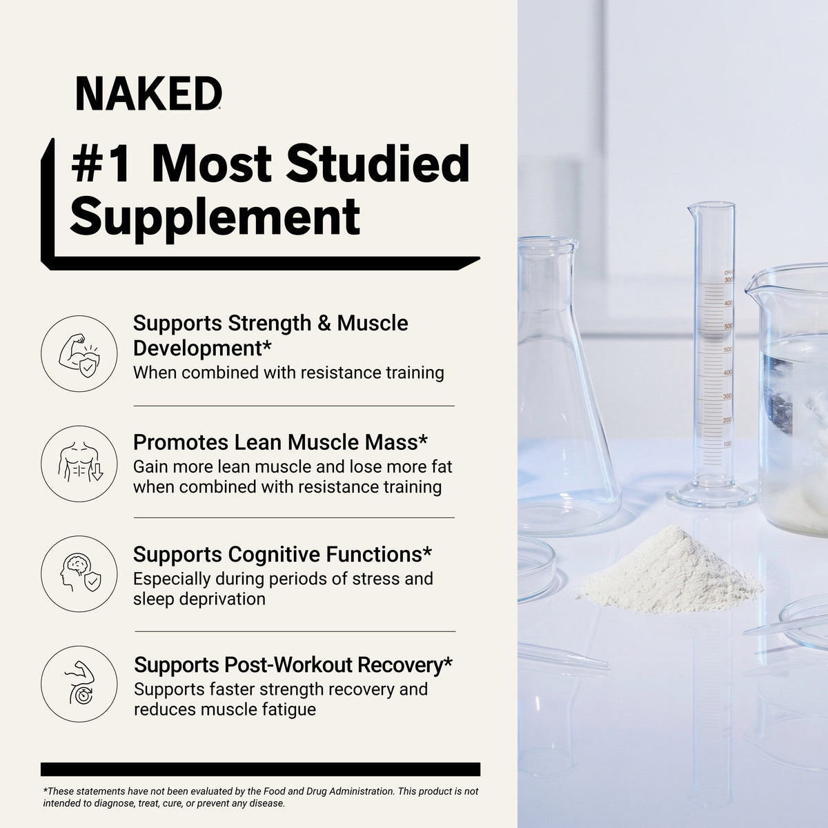 Lemon Lime Creatine Travel Packs | Naked Creatine - 30 Servings