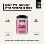 Strawberry Lemonade Pre Workout Supplement | Naked Energy - 30 Servings