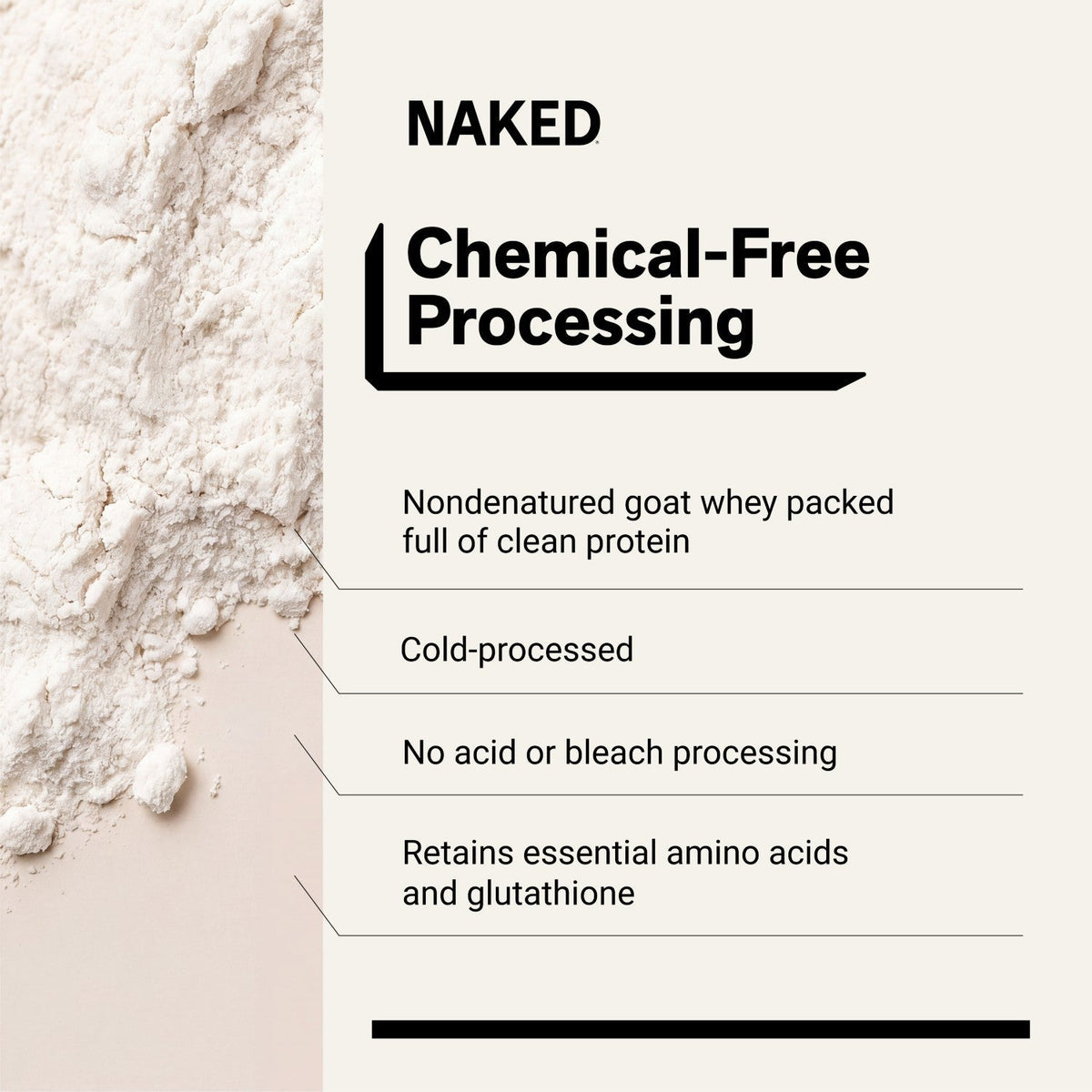 Goat Whey Protein Powder | Naked Goat - 2lb