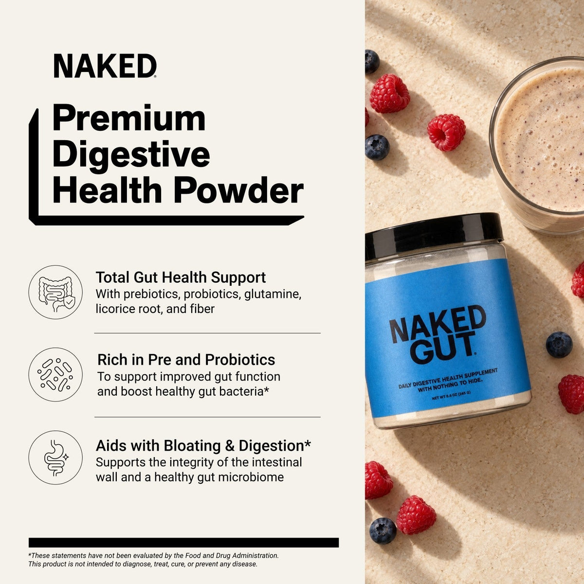 Gut Health Supplement | Naked Gut - 40 Servings