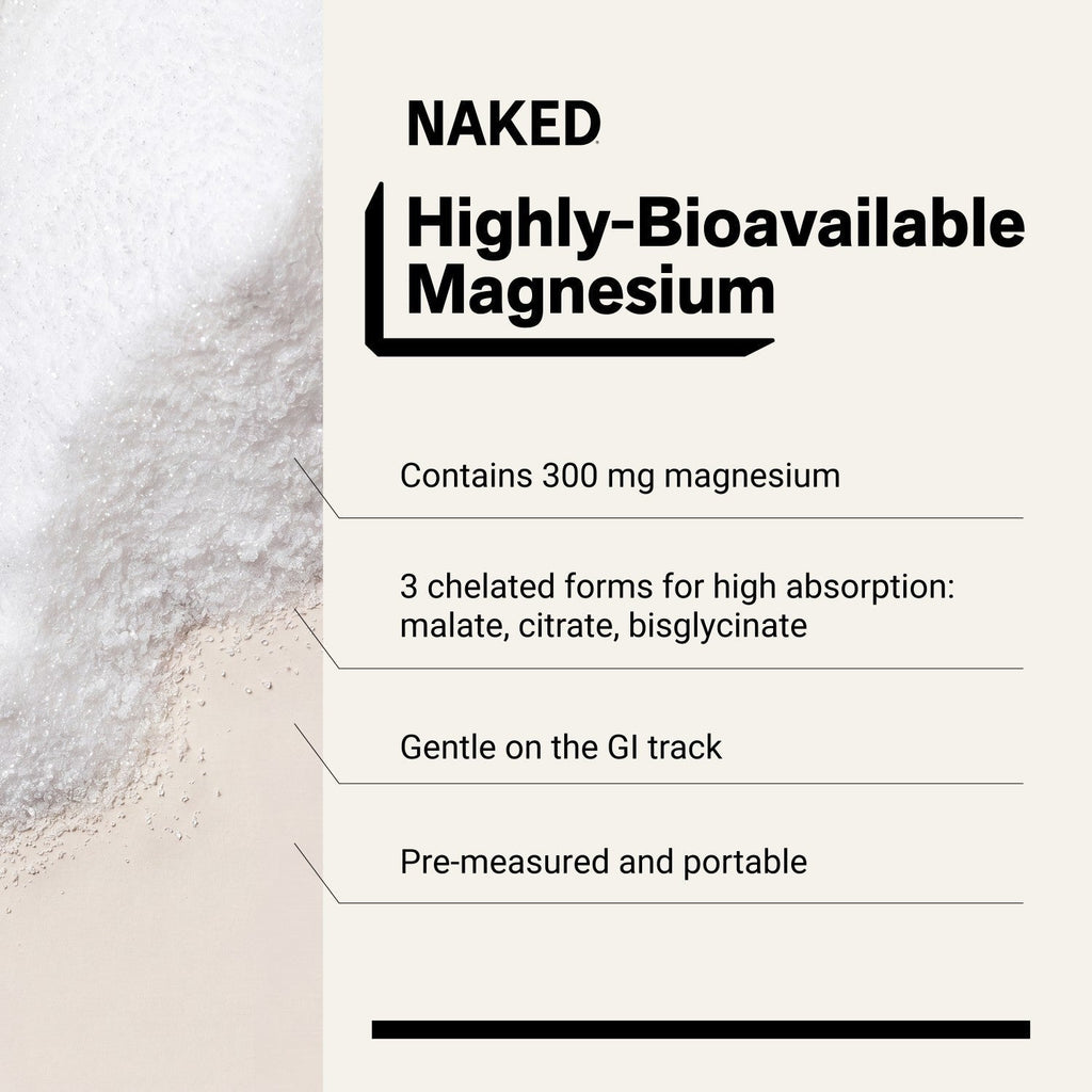 Daily Magnesium Supplement | Naked Magnesium - 120 Capsules