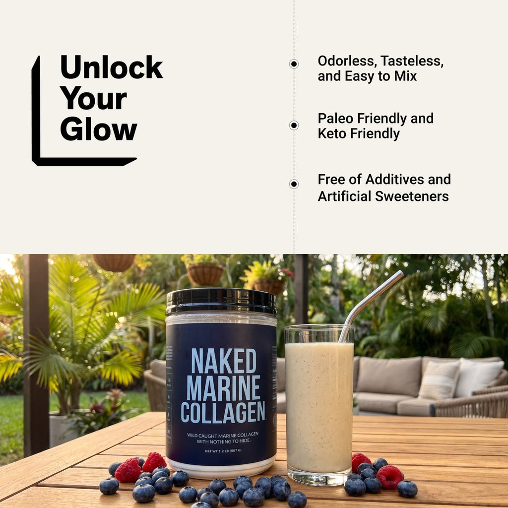 Marine Collagen Peptides Protein Powder | Naked Marine Collagen