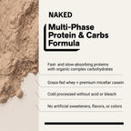 Chocolate Peanut Butter Mass Gainer Protein Supplement | Naked Mass - 8LB
