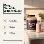 Strawberry Mass Gainer Protein Supplement | Naked Mass - 8LB