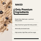 Blueberry Cobbler Protein Oats | Naked Oats