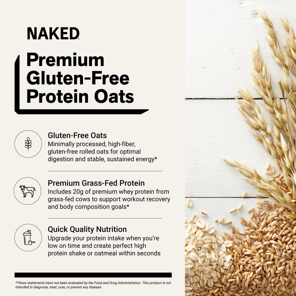 Strawberry Cream Protein Oats | Naked Oats