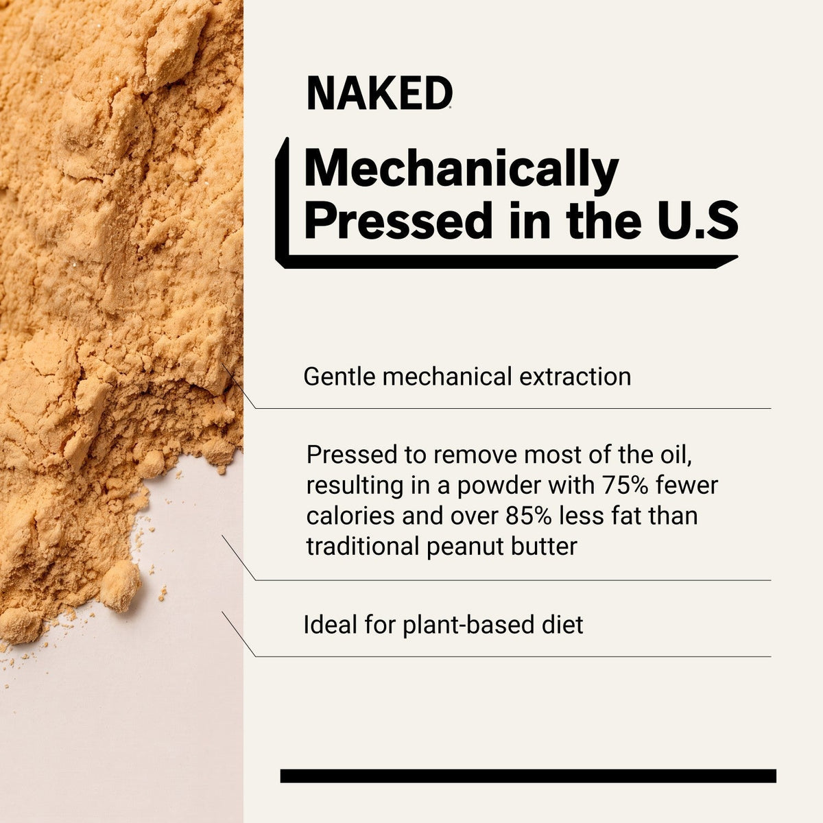 Powdered Peanut Butter | Naked PB - 1.5LB