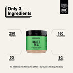 Chocolate Pea Protein Powder | Naked Chocolate Pea - 1LB