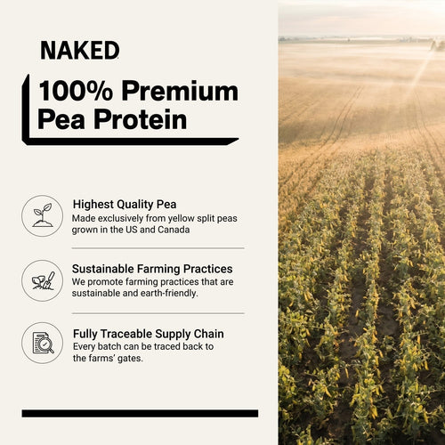 Chocolate Pea Protein Powder | Naked Chocolate Pea - 2LB