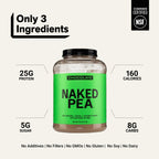 Chocolate Pea Protein Powder | Naked Chocolate Pea - 5LB