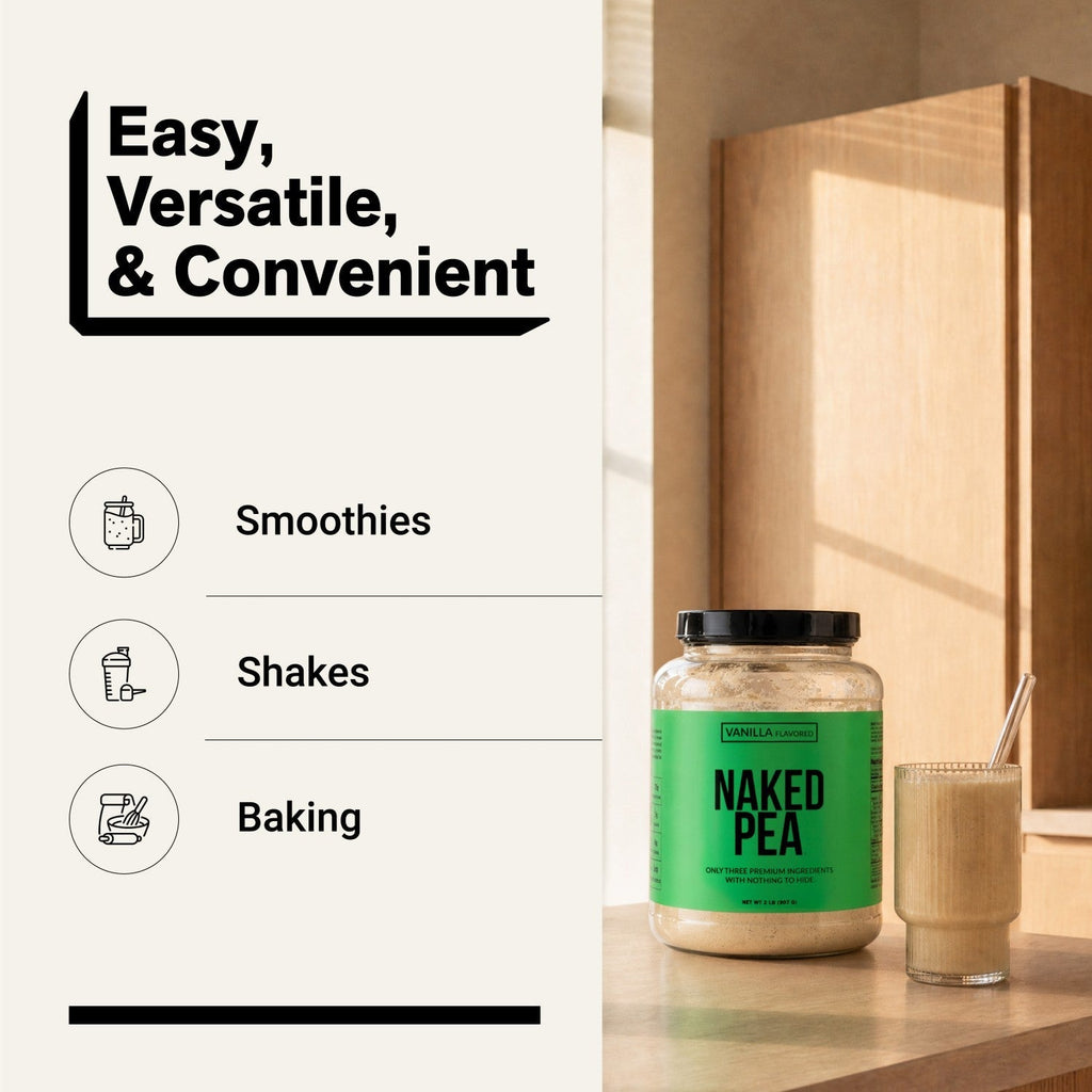 Vanilla Pea Protein Powder | Naked Vanilla Pea - 2LB