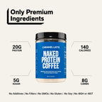 Caramel Latte Protein Iced Coffee | Naked Protein Coffee - 17 Servings