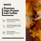 Hazelnut Latte Protein Iced Coffee | Naked Protein Coffee - 17 Servings
