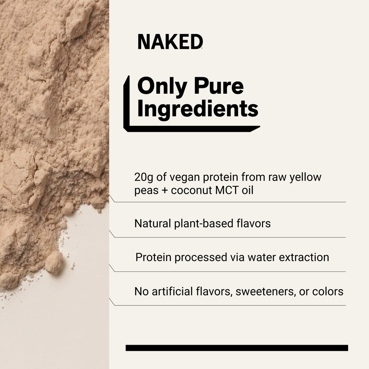 Chocolate Coconut Almond Protein Shake | Naked Shake - 30 Servings