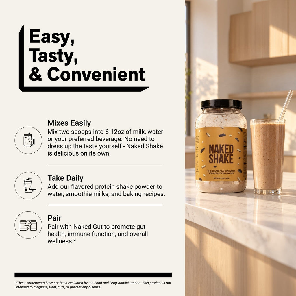 Chocolate PB Protein Shake | Naked Shake - 30 Servings