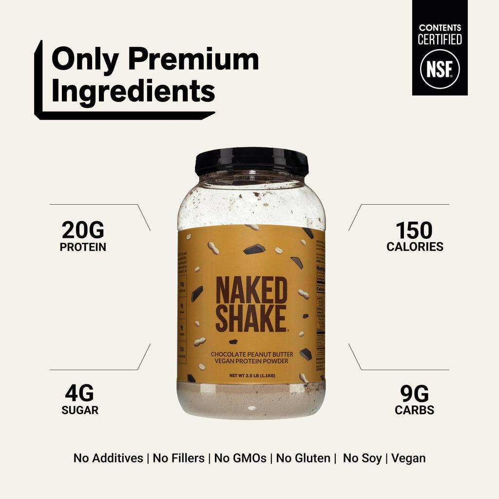 Chocolate PB Protein Shake | Naked Shake - 30 Servings