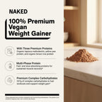 Chocolate Vegan Mass Gainer Protein Powder | No Additives