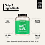 Vegan Mass Gainer Protein Powder for Muscle Growth
