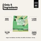Vanilla Vegan Mass Gainer Protein Powder | No Additives