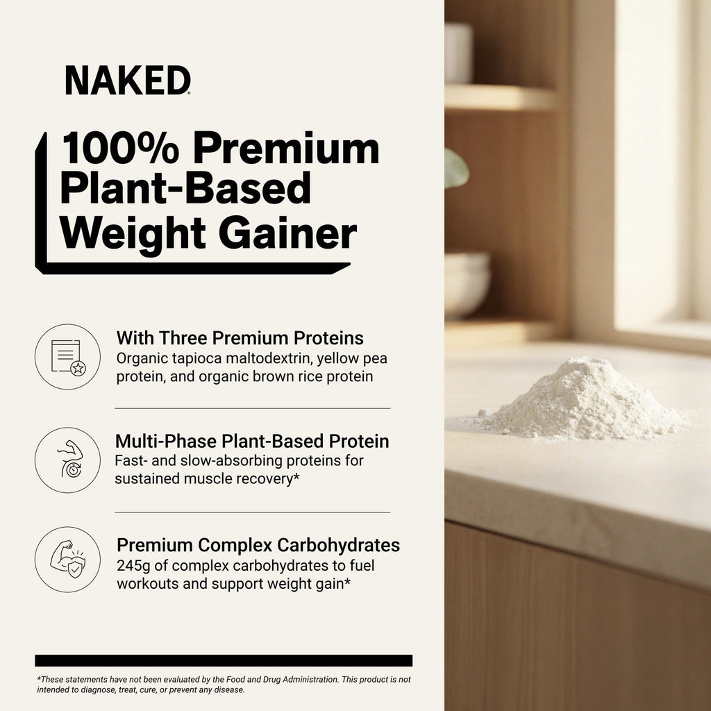 Vanilla Vegan Mass Gainer Protein Powder | No Additives