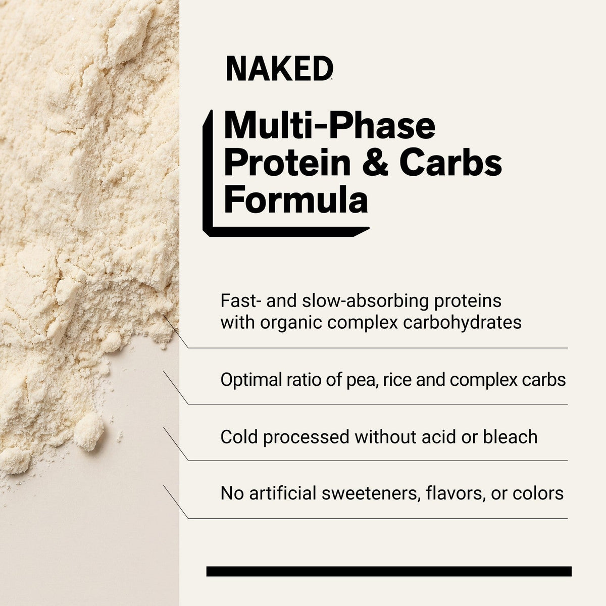 Vanilla Vegan Mass Gainer Protein Powder | No Additives