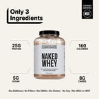 Chocolate Whey Protein Powder | Naked Chocolate Whey - 5LB
