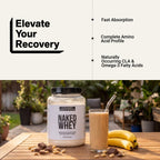 Chocolate Peanut Butter Whey Protein Powder 2LB | Naked Whey - 2LB