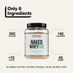 Chocolate Grass-Fed Whey Isolate Protein Powder | Naked Whey Isolate - 2LB