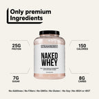 Strawberry Whey Protein Powder | Naked Strawberry Whey - 5LB