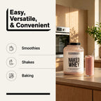 Strawberry Whey Protein Powder | Naked Strawberry Whey - 5LB