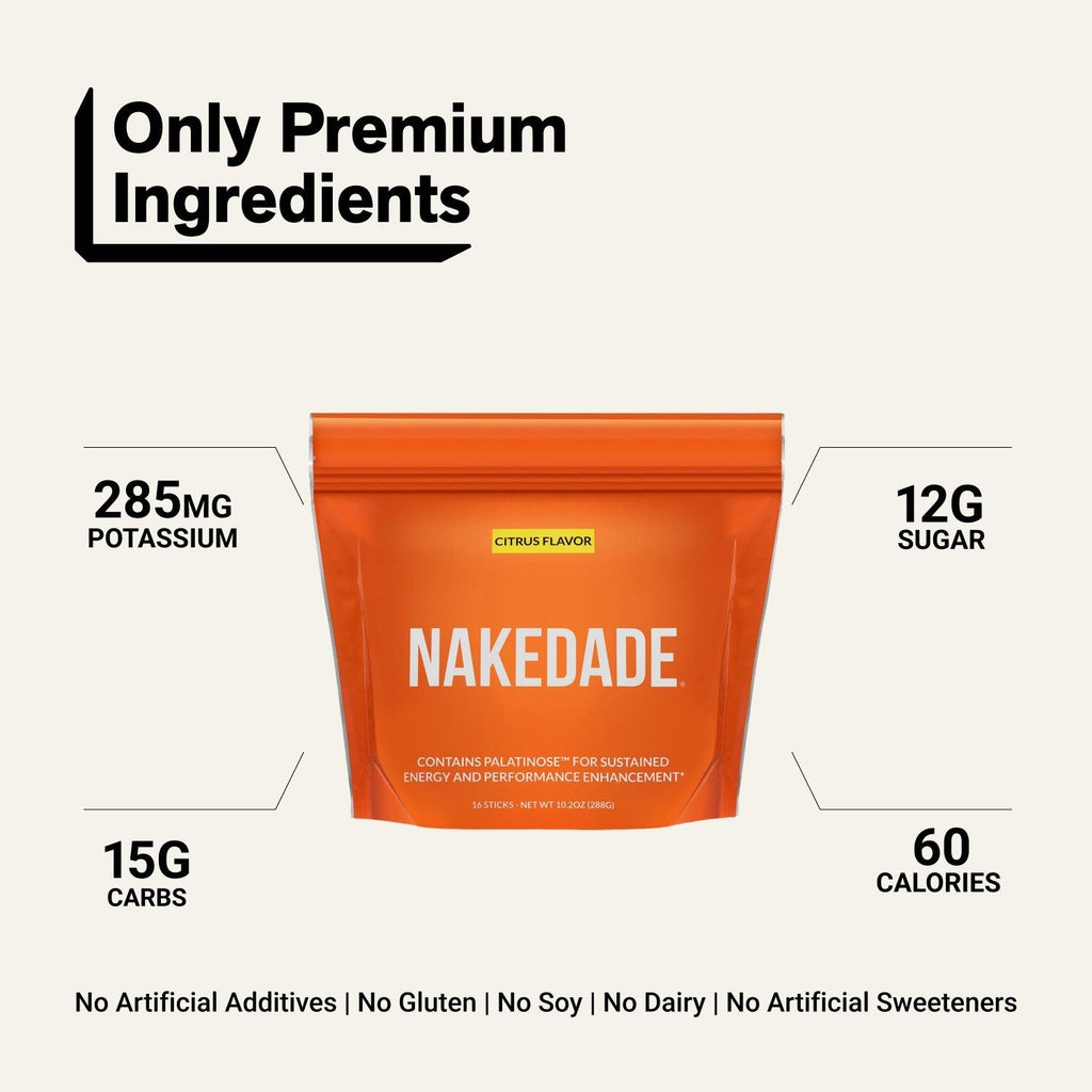 Citrus Electrolytes Powder Packets | Nakedade