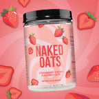 Strawberry Cream Protein Oats | Naked Oats