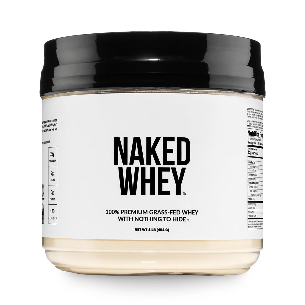 Grass Fed Whey Protein Powder | Naked Whey - 1LB